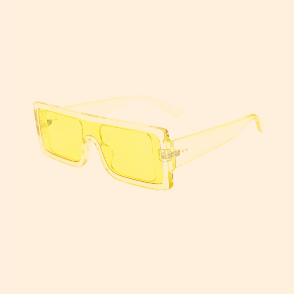 Polycarbonate Frame Rectangle Sunglasses - Picture 5 of 11